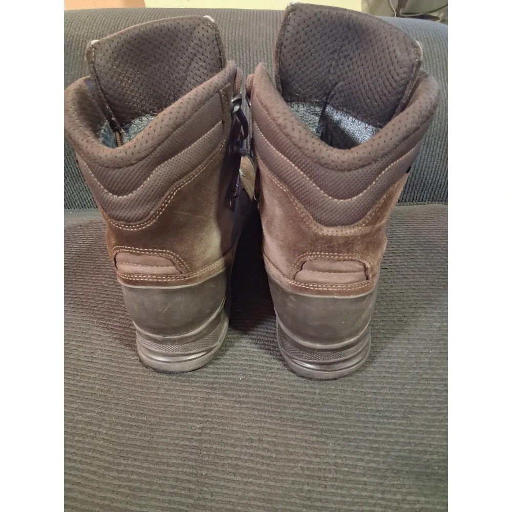Lowa Gore-Tex Hiking Boots Mens 10 Brown Suede Waterproof Tactical Outdoor Shoes